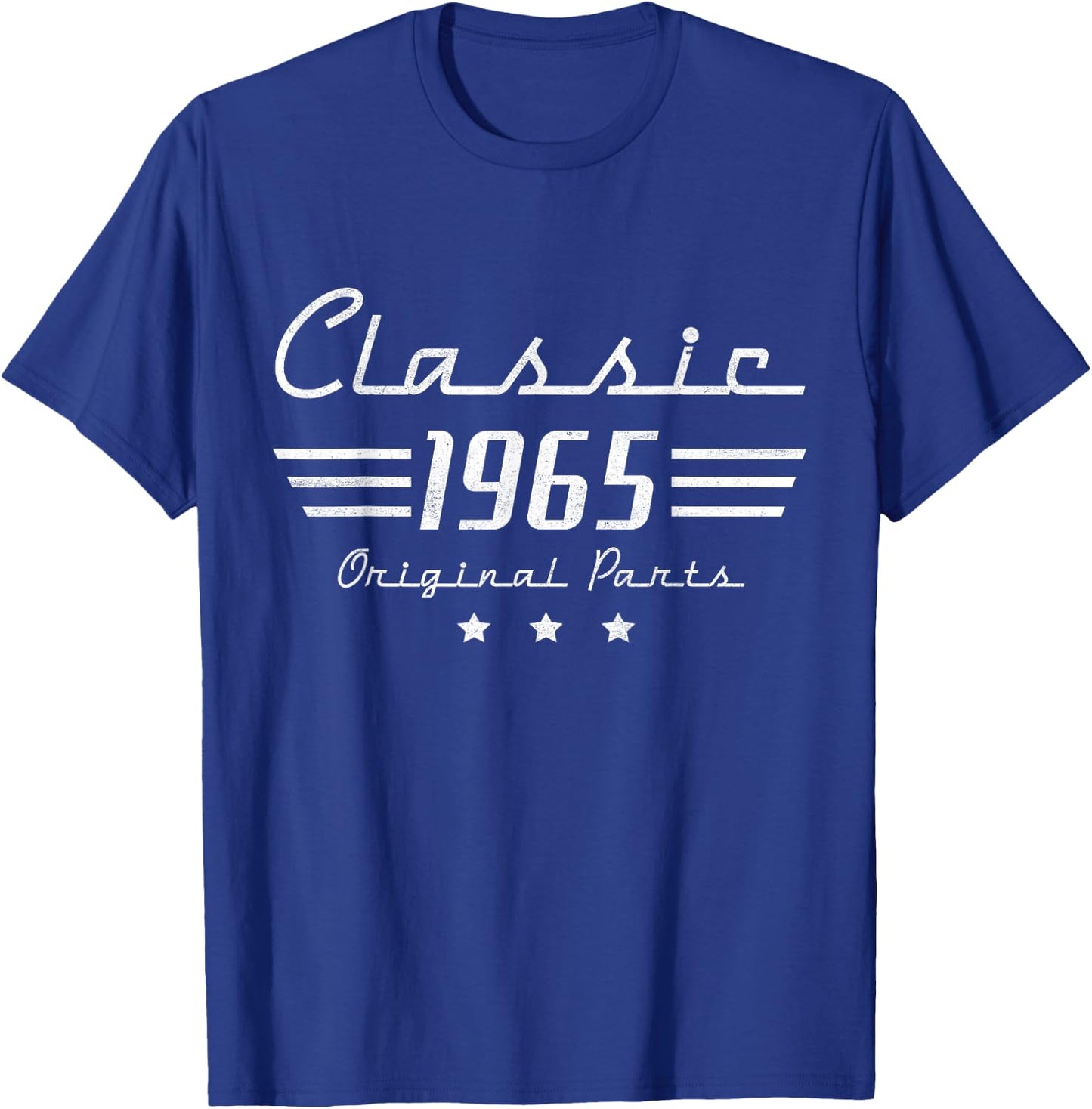 60 Year Old Vintage Classic Car 1965 60th Birthday Gifts Men T-Shirt - T-Shirt | Royal