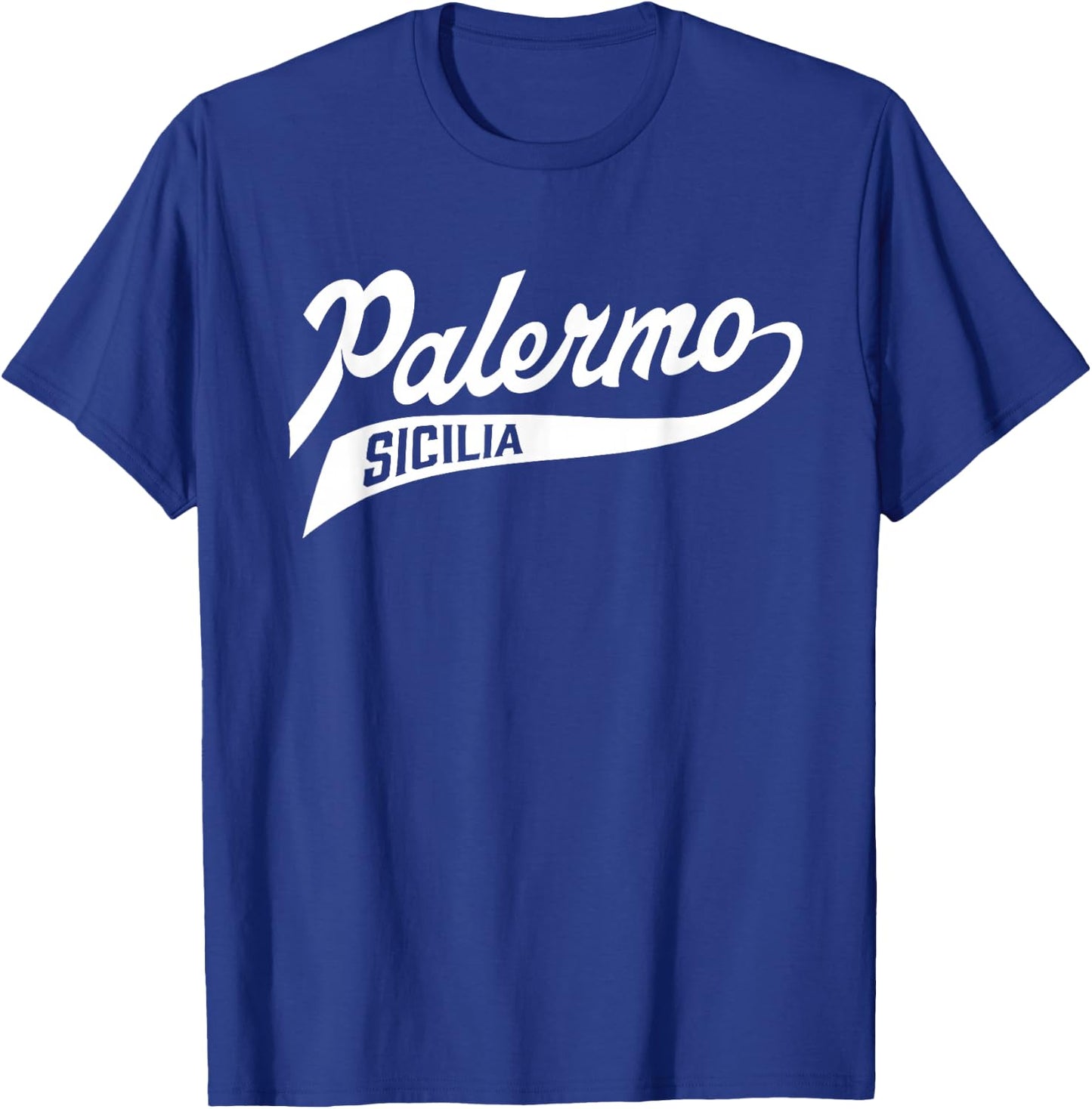 Sicilian Pride - Palermo Sicily Baseball Script T-Shirt - T-Shirt | Royal