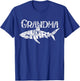 Grandma Shark T Shirt Family Matching Women Jawsome Gift T-Shirt - T-Shirt | Royal