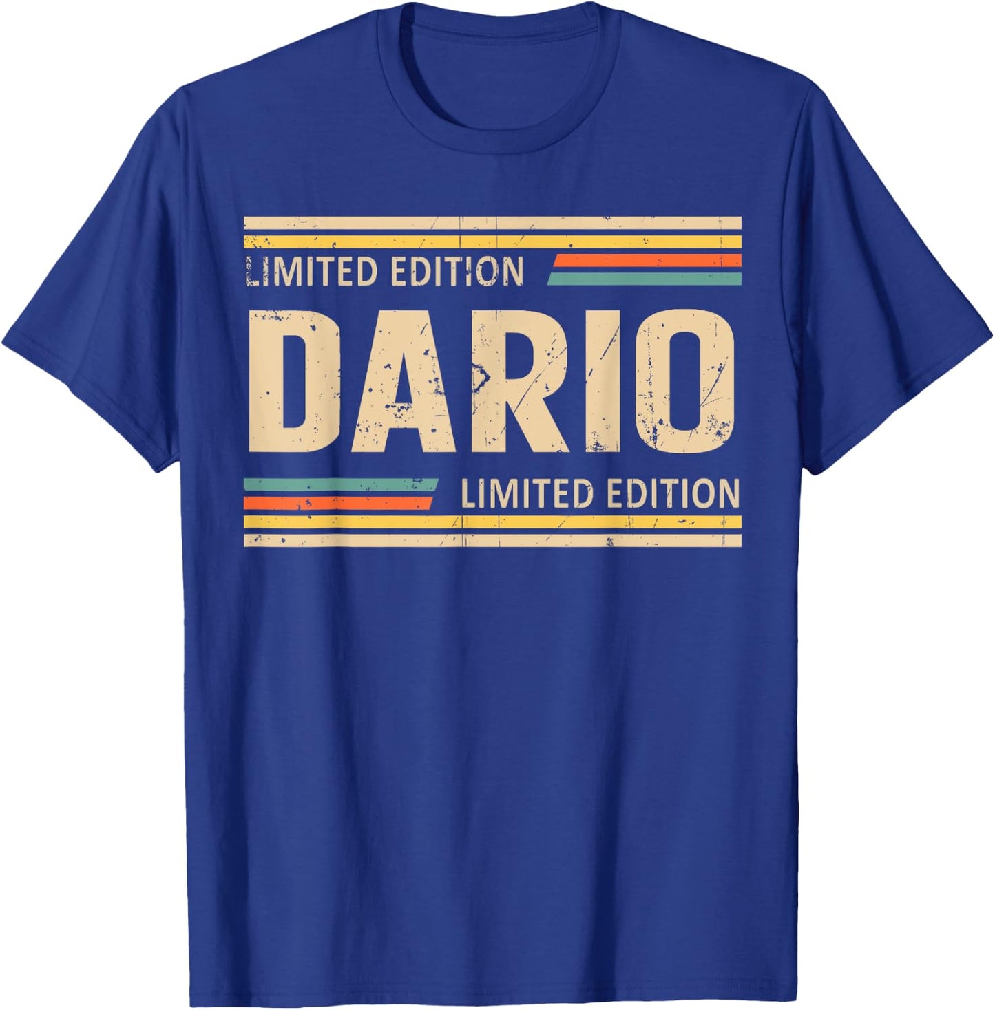 DARIO Limited Edition Shirt DARIO Name Personalized T-Shirt - T-Shirt | Royal