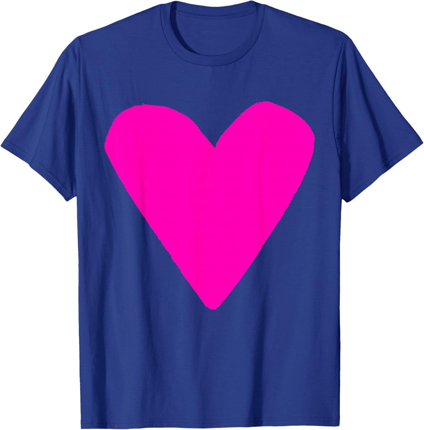 Pink Heart Purple T-Shirt - T-Shirt | Royal