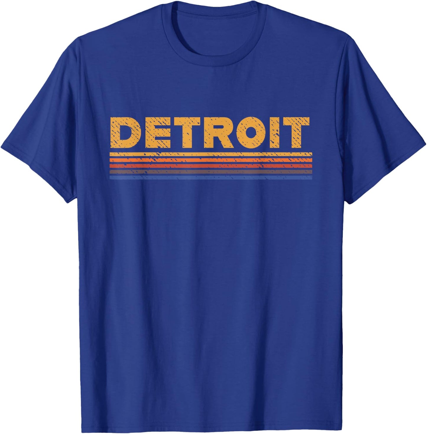 Detroit 313 Retro Style T-Shirt - T-Shirt | Royal