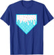 Funny Home Plate Drip - Ice Cream Softball & Baseball T-Shirt - T-Shirt | Royal