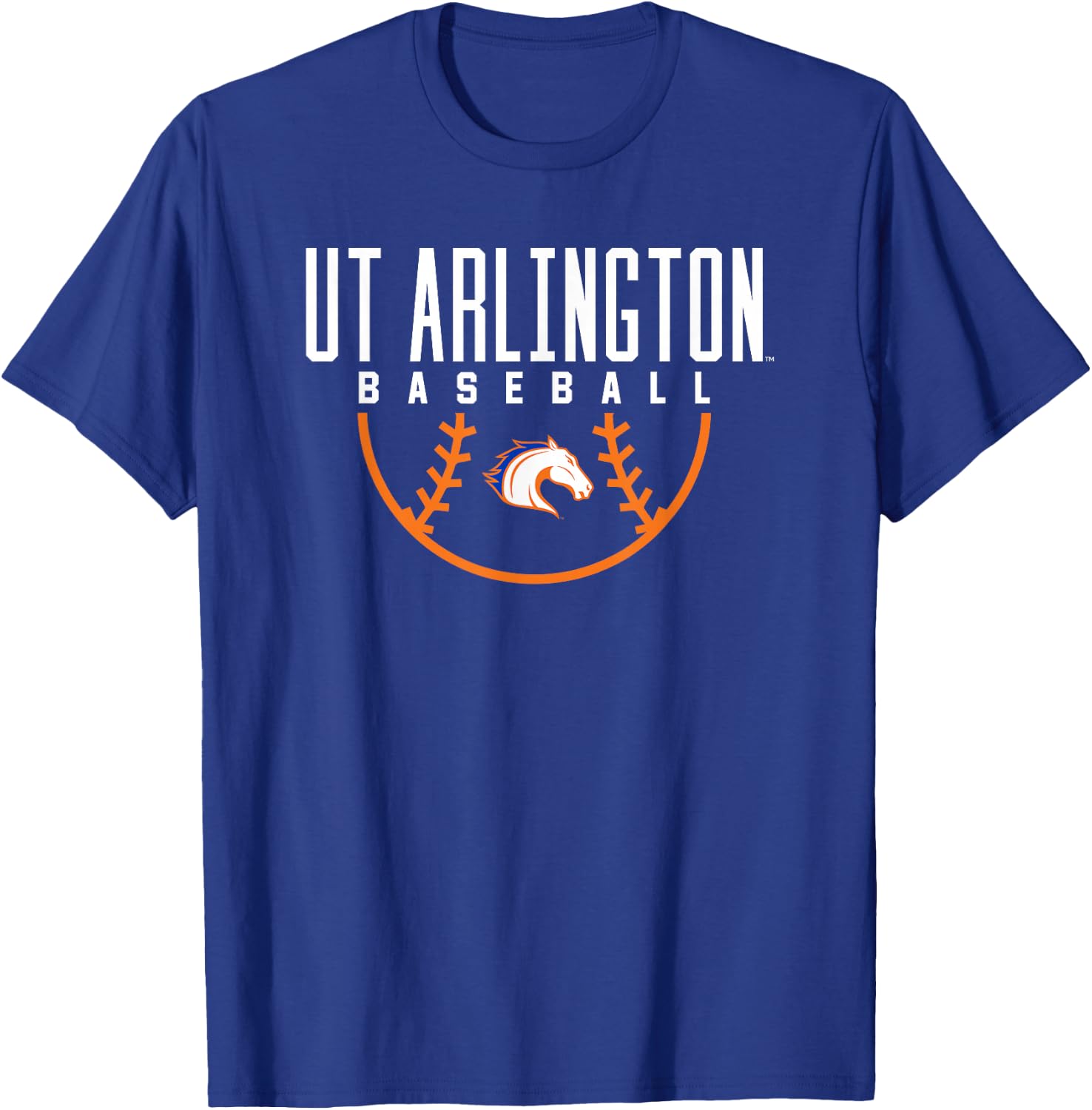 University of Texas at Arlington UTA Mavericks Baseball T-Shirt - T-Shirt | Royal