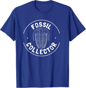 Fossil Collector , Trilobite Shirt, Geology Rockhound T-Shirt - T-Shirt | Royal