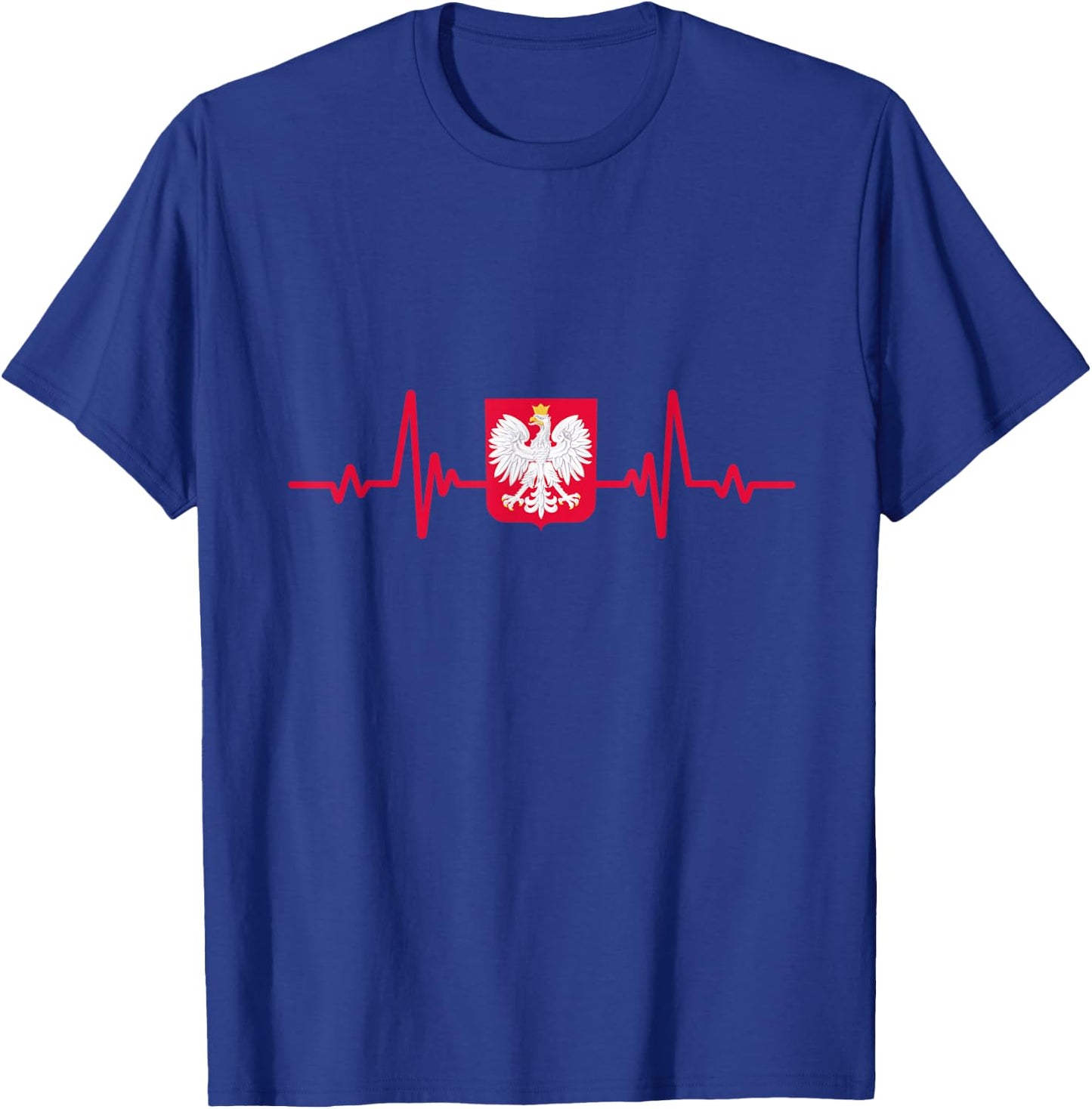 Poland in heart Polish Roots Polska T-Shirt - T-Shirt | Royal
