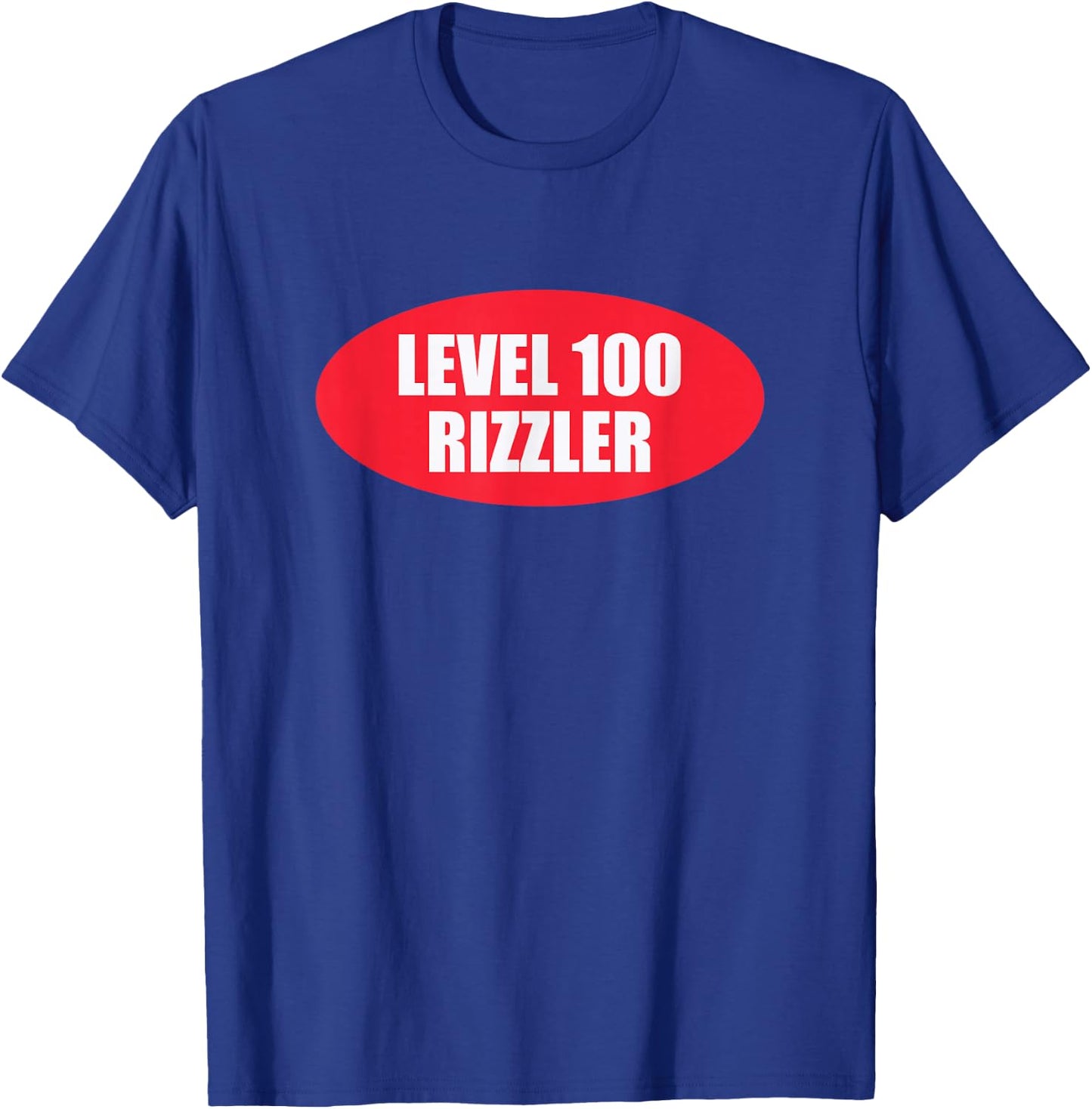 Level 100 Rizzler Gen Z Gen Alpha Slang Meme Line T-Shirt - T-Shirt | Royal