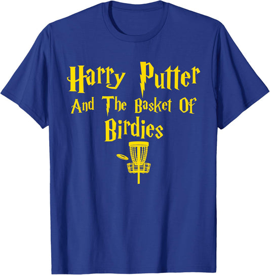 Harry Putter And The Basket Of Birdies Funny Disc Golf T-Shirt - T-Shirt | Royal