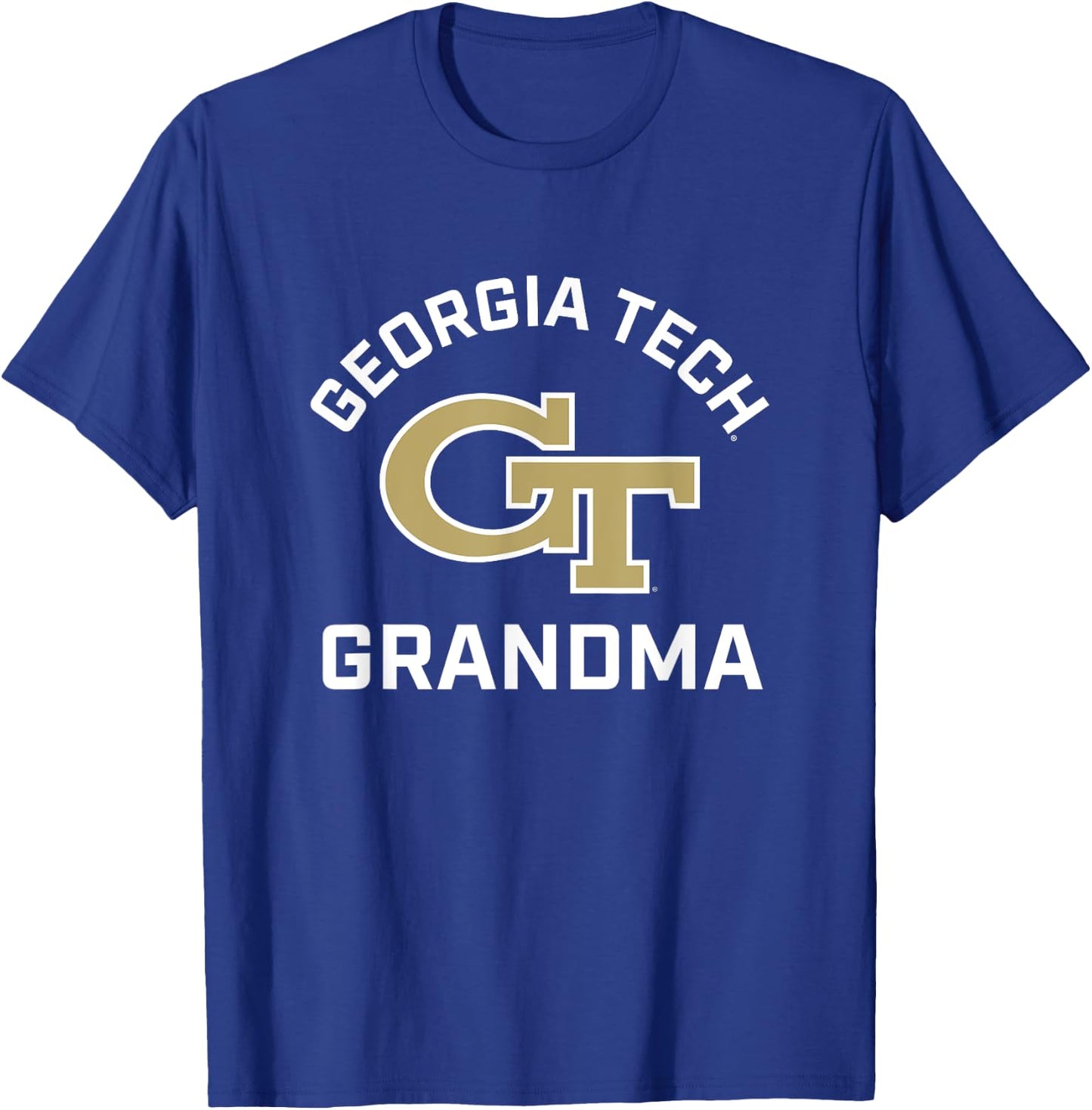 Georgia Tech Yellow Jackets Arched Grandma T-Shirt - T-Shirt | Royal
