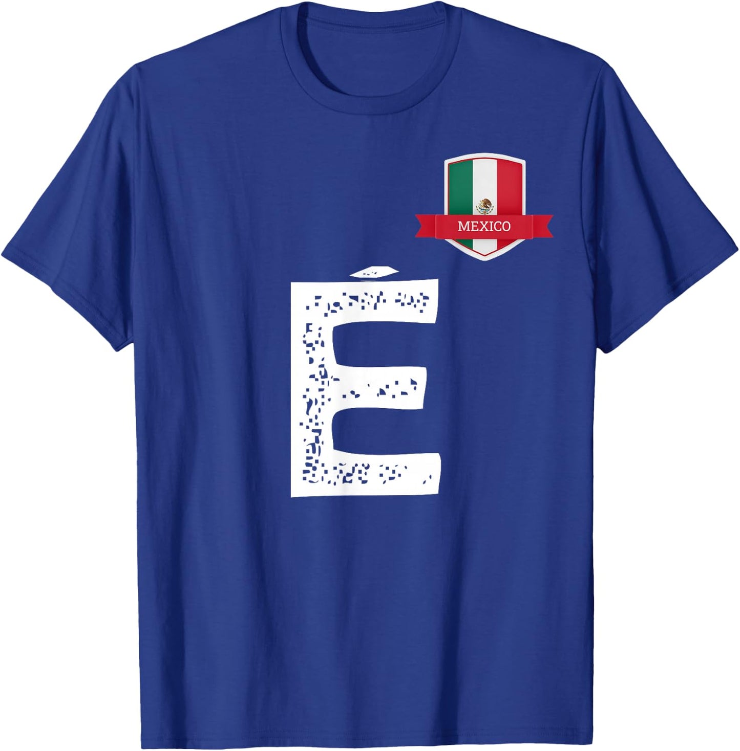 Mexico Man Flag E Mexican Mexico T-Shirt - T-Shirt | Royal