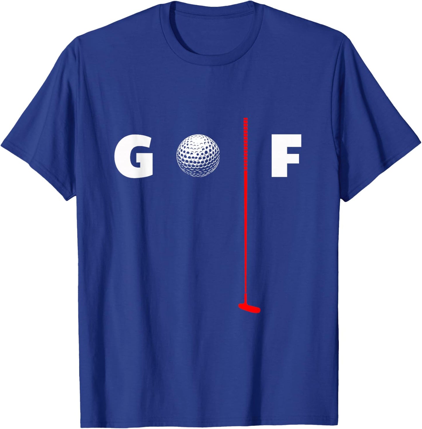 BASBO -Adults Golf , Black, Small, Short Sleeve, Classic Fit, Polyester 100% T-Shirt - T-Shirt | Royal