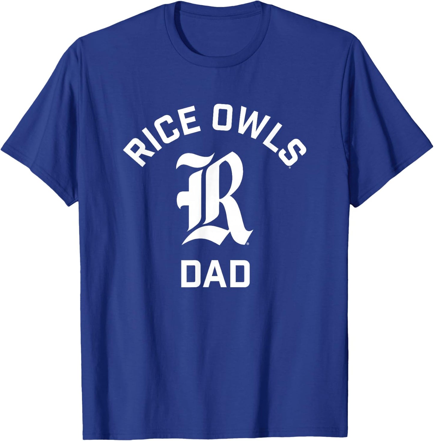 Rice University Owls Arched Dad T-Shirt - T-Shirt | Royal