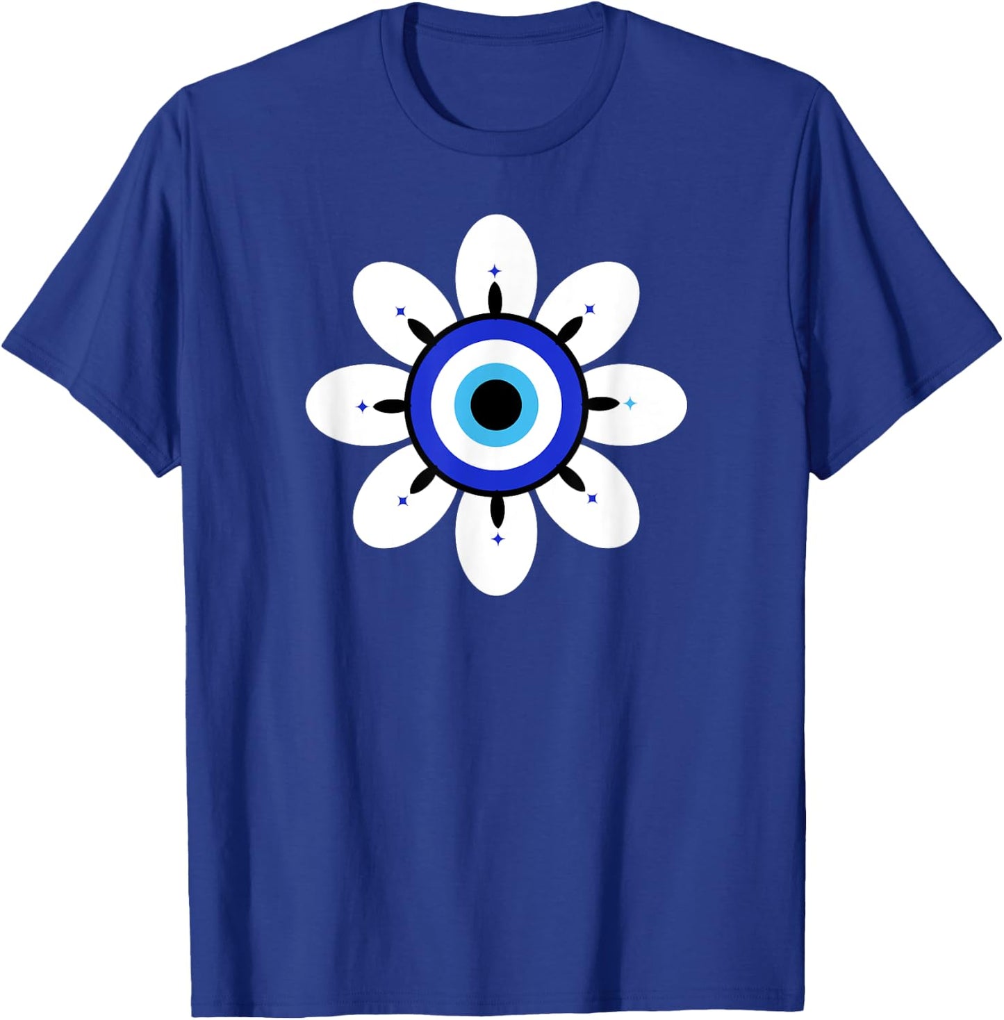 Evil Eye Cute Flower Esoteric Mystical Aesthetic T-Shirt - T-Shirt | Royal