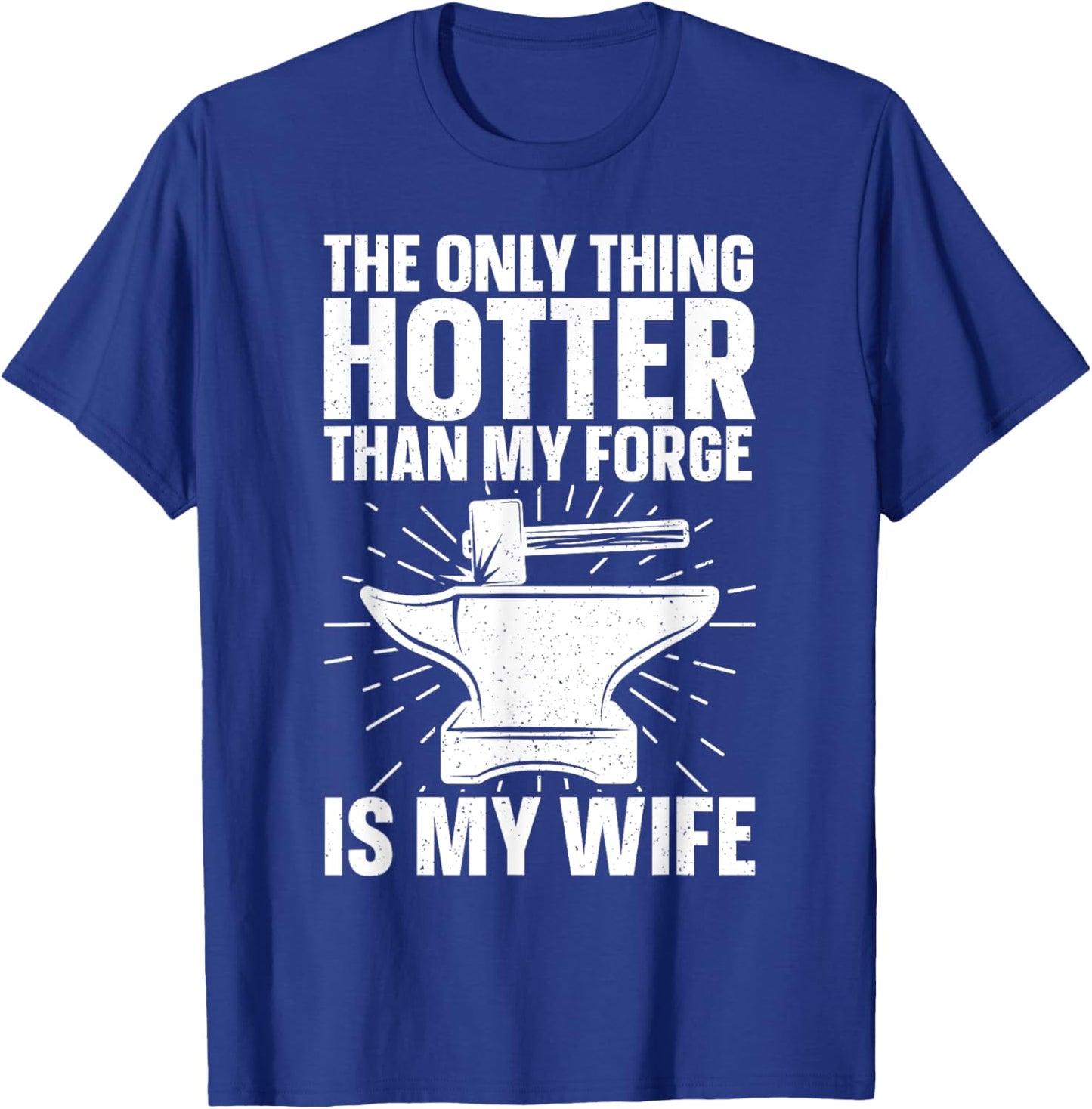 Funny Blacksmith Art Boys Blacksmithing Tool Forging T-Shirt - T-Shirt | Royal