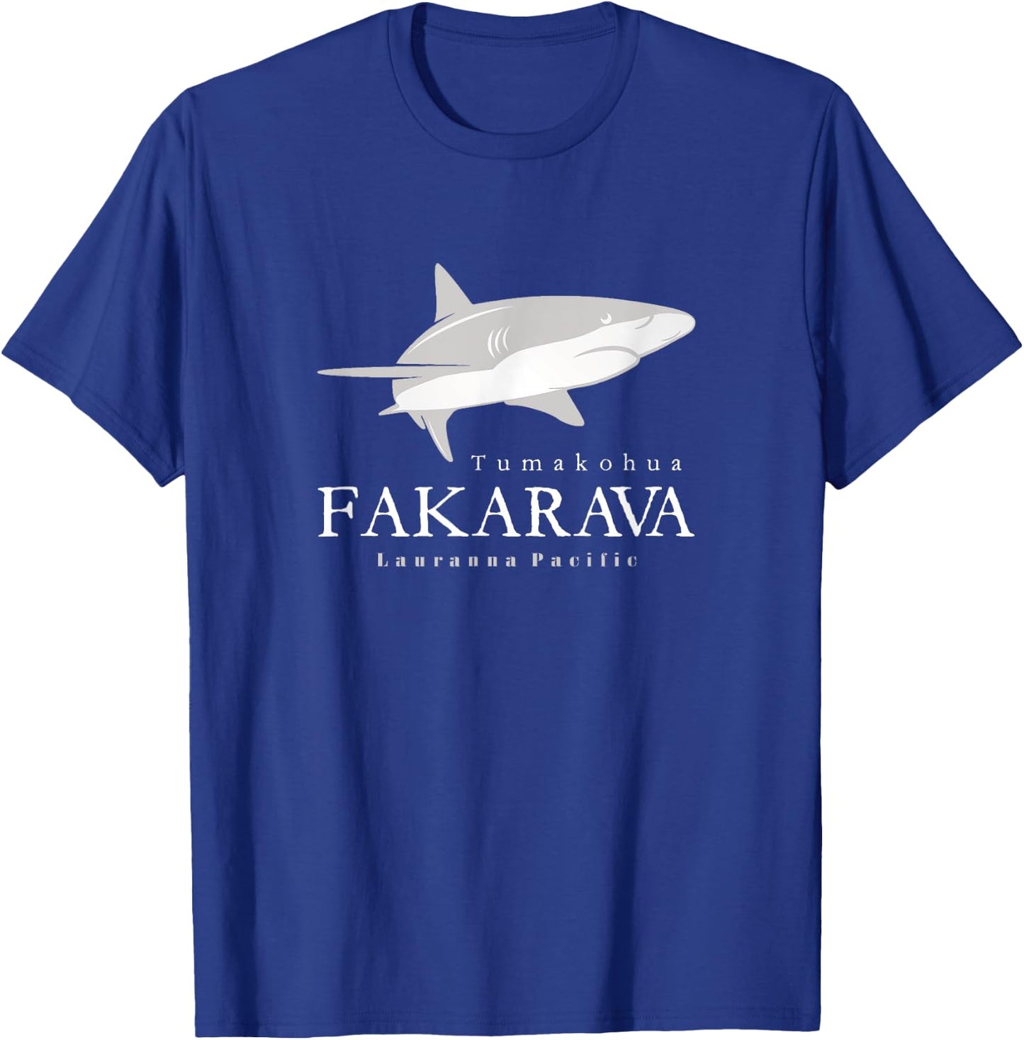 Fakarava Shark, Tumakohua the South Pass of Fakarava Atoll T-Shirt - T-Shirt | Royal
