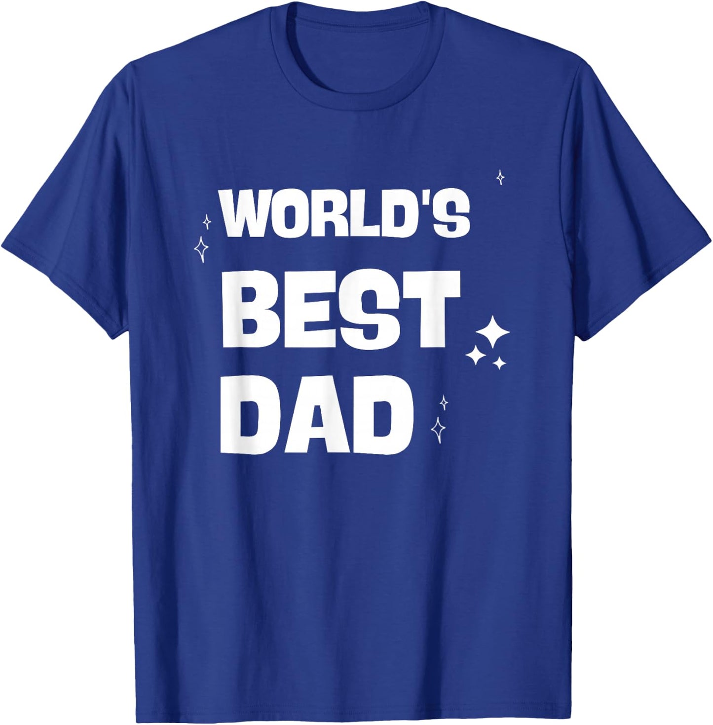 World's Best Dad T-Shirt - T-Shirt | Royal