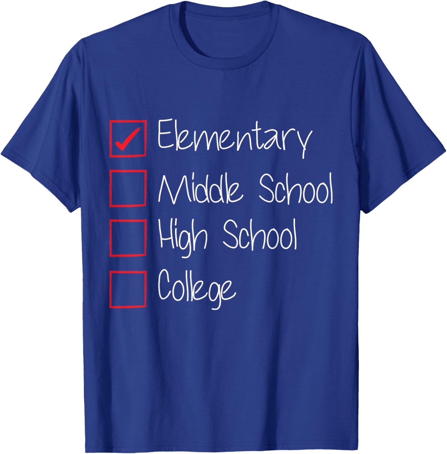 Elementary School Graduation Class 5th 6th Grade Graduate T-Shirt - T-Shirt | Royal