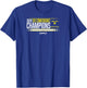 San Antonio Brahmas - 2024 XFL Conference Champions - UFL T-Shirt - T-Shirt | Royal