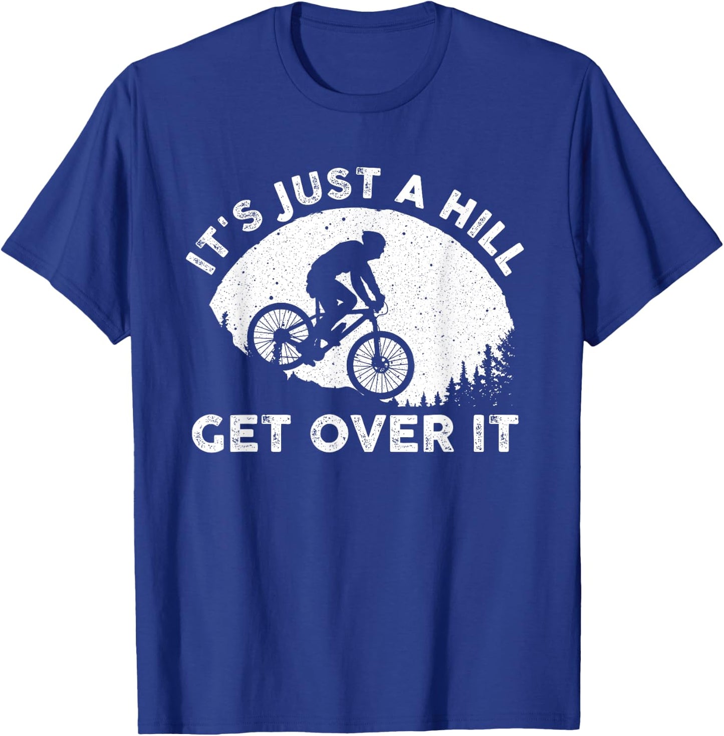 Funny Mountain Biking Design Women Trail MTB Lover T-Shirt - T-Shirt | Royal