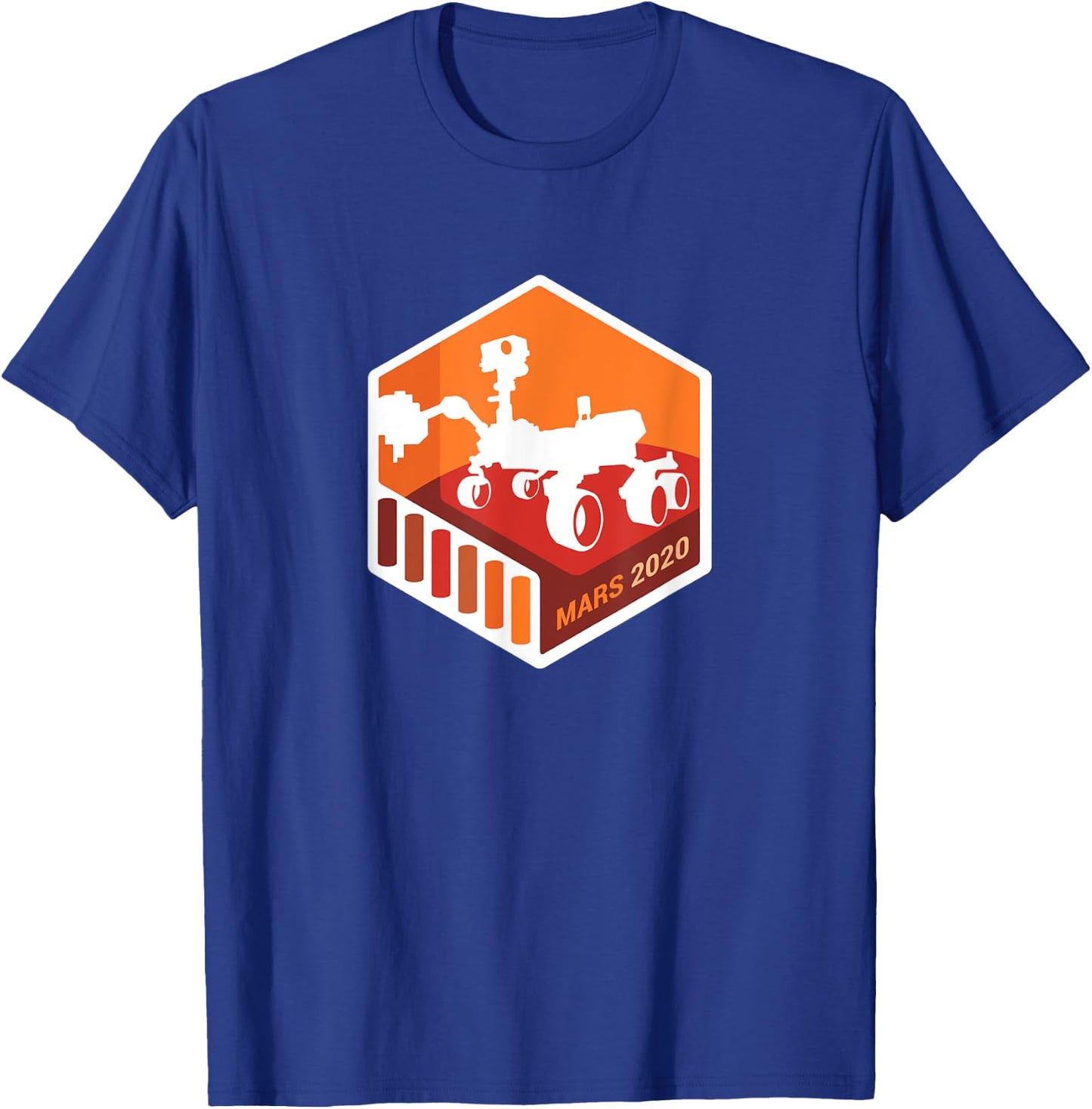 NASA JPL Mars 2020 Rover Mission Mars Exploration Program T-Shirt - T-Shirt | Royal