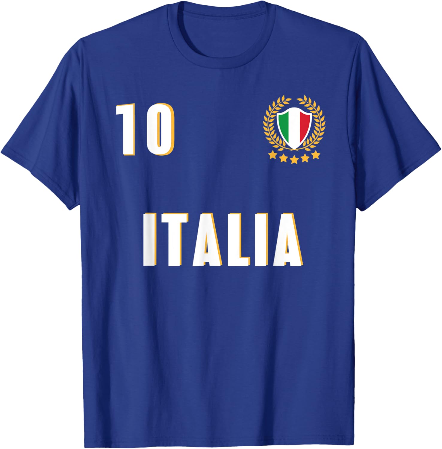 Italy Soccer Jersey 2023 Italia Football Team T-Shirt - T-Shirt | Royal