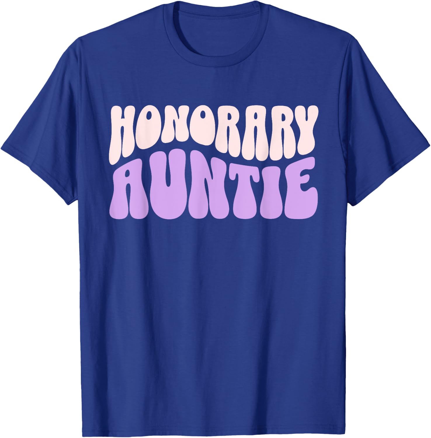 Auntie Foster Honorary Aunt Appreciation Niece Nephew Retro T-Shirt - T-Shirt | Royal
