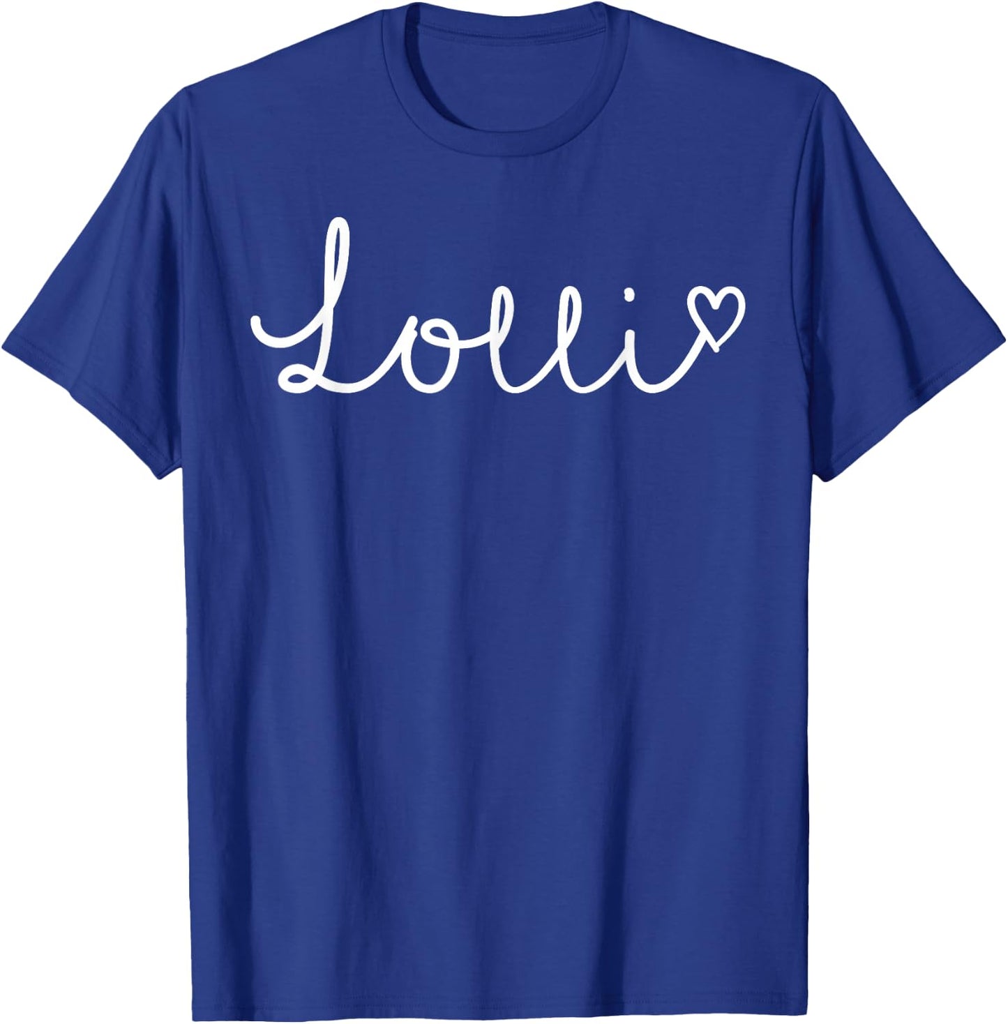 Lolli Gifts Grandma Heart Mother's Day Lolli T-Shirt - T-Shirt | Royal