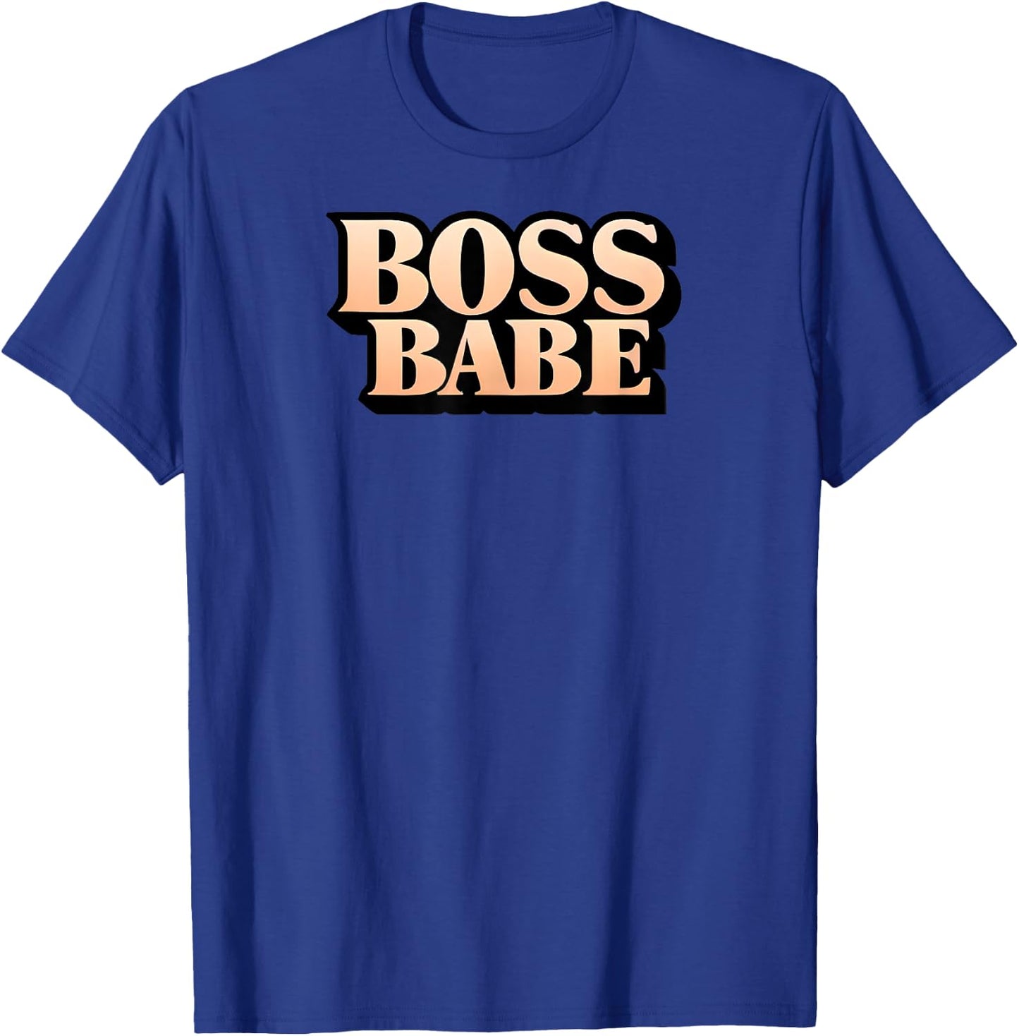 Funny Entrepreneur Motivational Feminist Boss Babe T-Shirt - T-Shirt | Royal