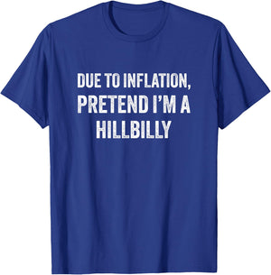 Hillbilly Halloween Costume T-Shirt - T-Shirt | Royal
