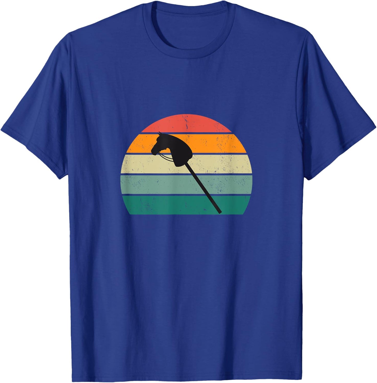 Hobby Horse | Stick Horse | Hobbyhorse Riding | Horses T-Shirt - T-Shirt | Royal