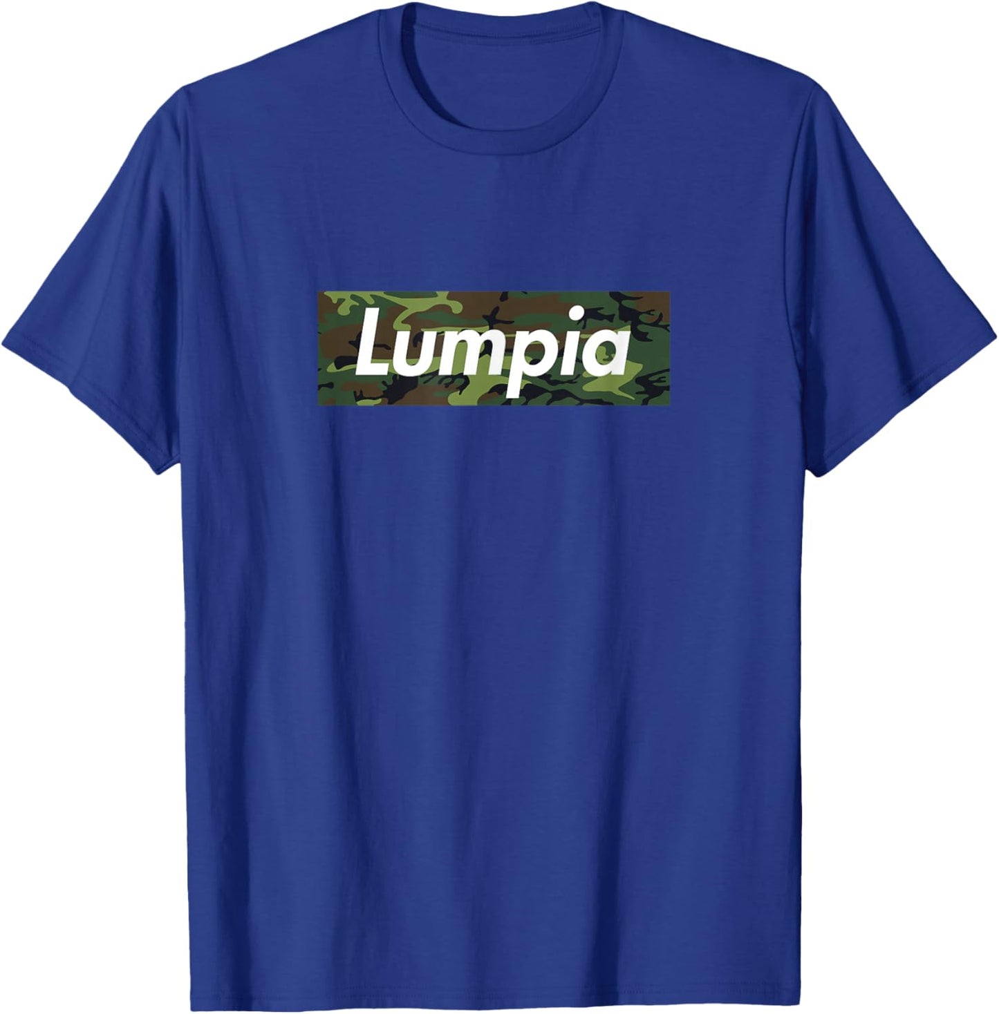 Lumpia Philippines Shirt, Pinoy Food Shirt, Camo Box T-Shirt - T-Shirt | Royal