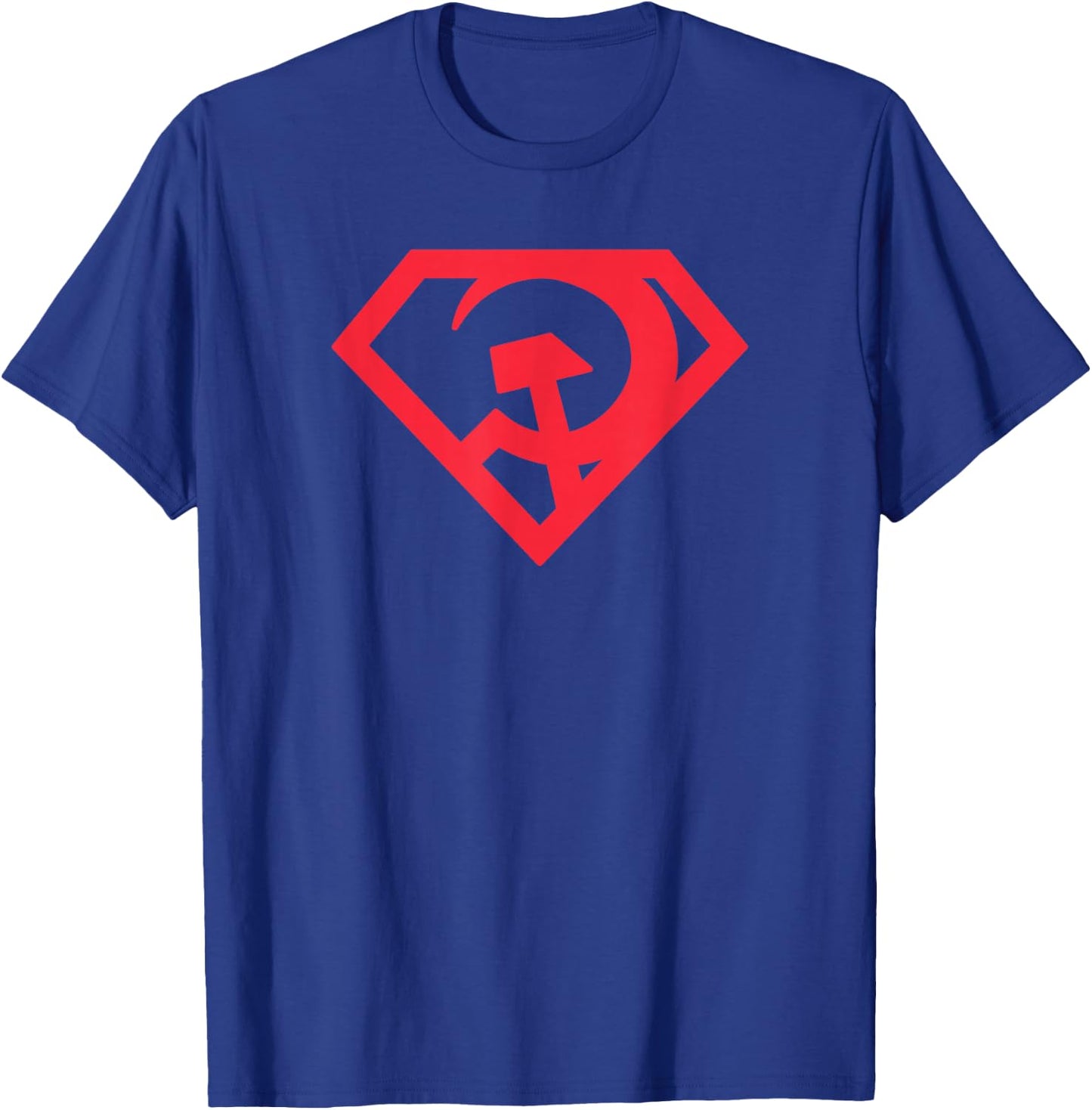 Super communist red child sun heroic hammer sickle black T-Shirt - T-Shirt | Royal