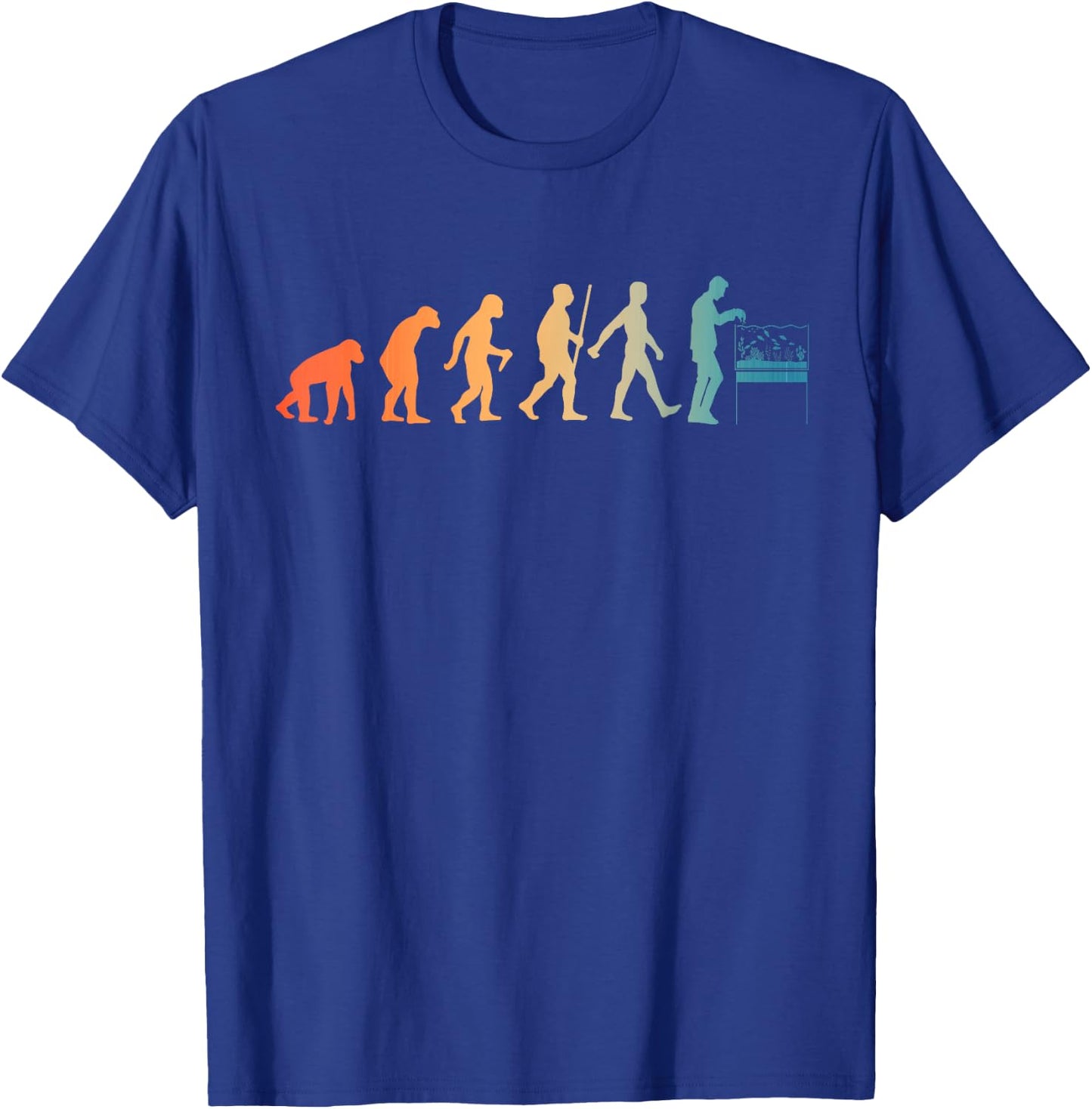 Aquarium Design Women Fishkeeper Aquarium Fish Tank T-Shirt - T-Shirt | Royal