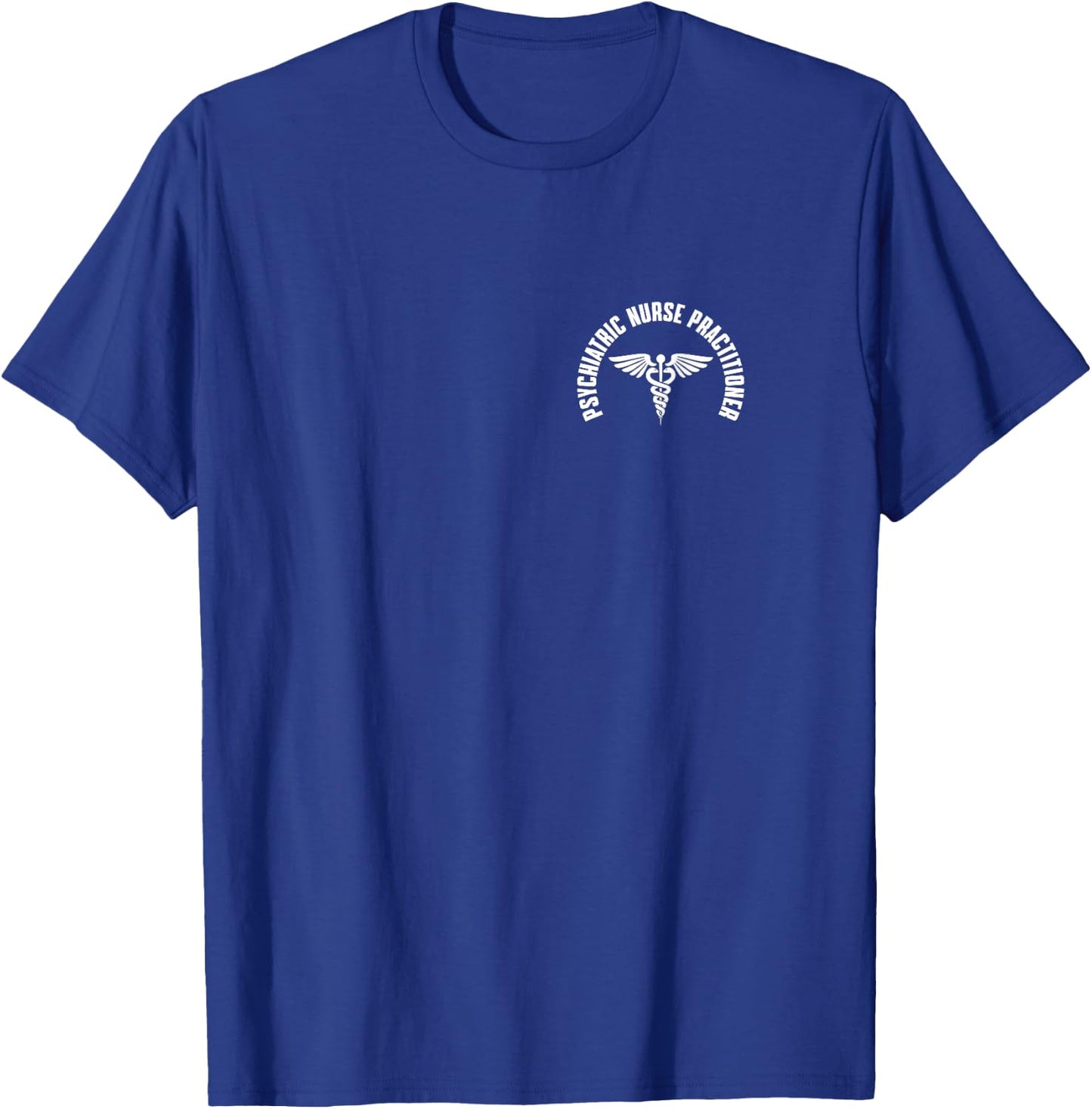 Psychiatric Nurse Practitioner Pocket Apparel PMHNP T-Shirt - T-Shirt | Royal
