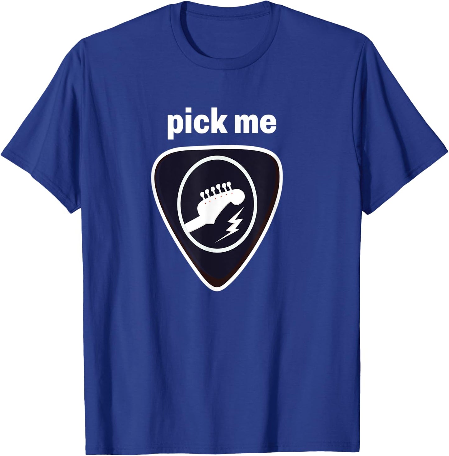 Pick me funny Gift present for guitar student teacher T-Shirt - T-Shirt | Royal