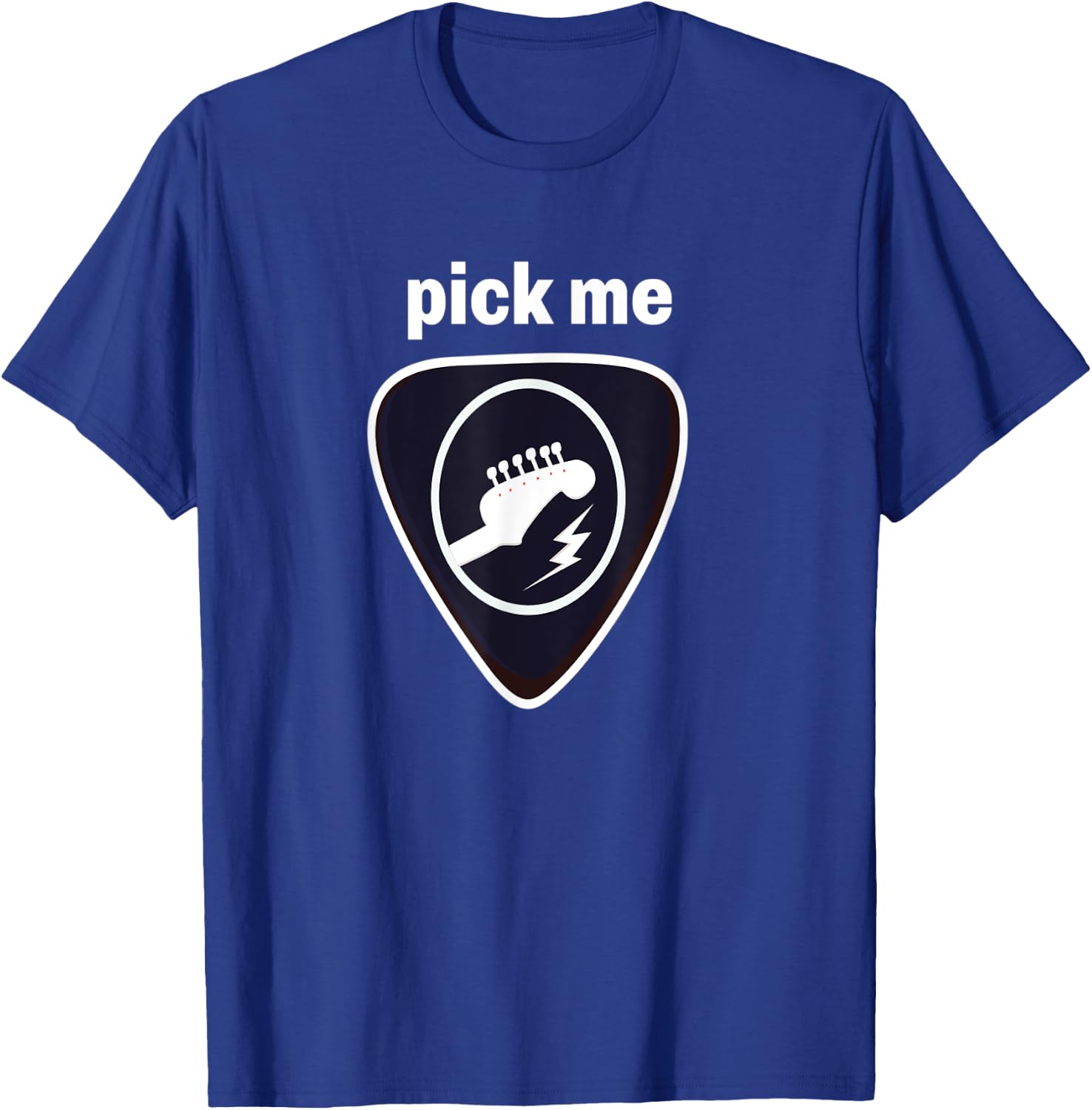 Pick me funny Gift present for guitar student teacher T-Shirt - T-Shirt | Royal