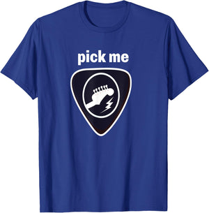 Pick me funny Gift present for guitar student teacher T-Shirt - T-Shirt | Royal