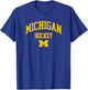 University of Michigan Wolverines U of M Hockey T-Shirt - T-Shirt | Royal