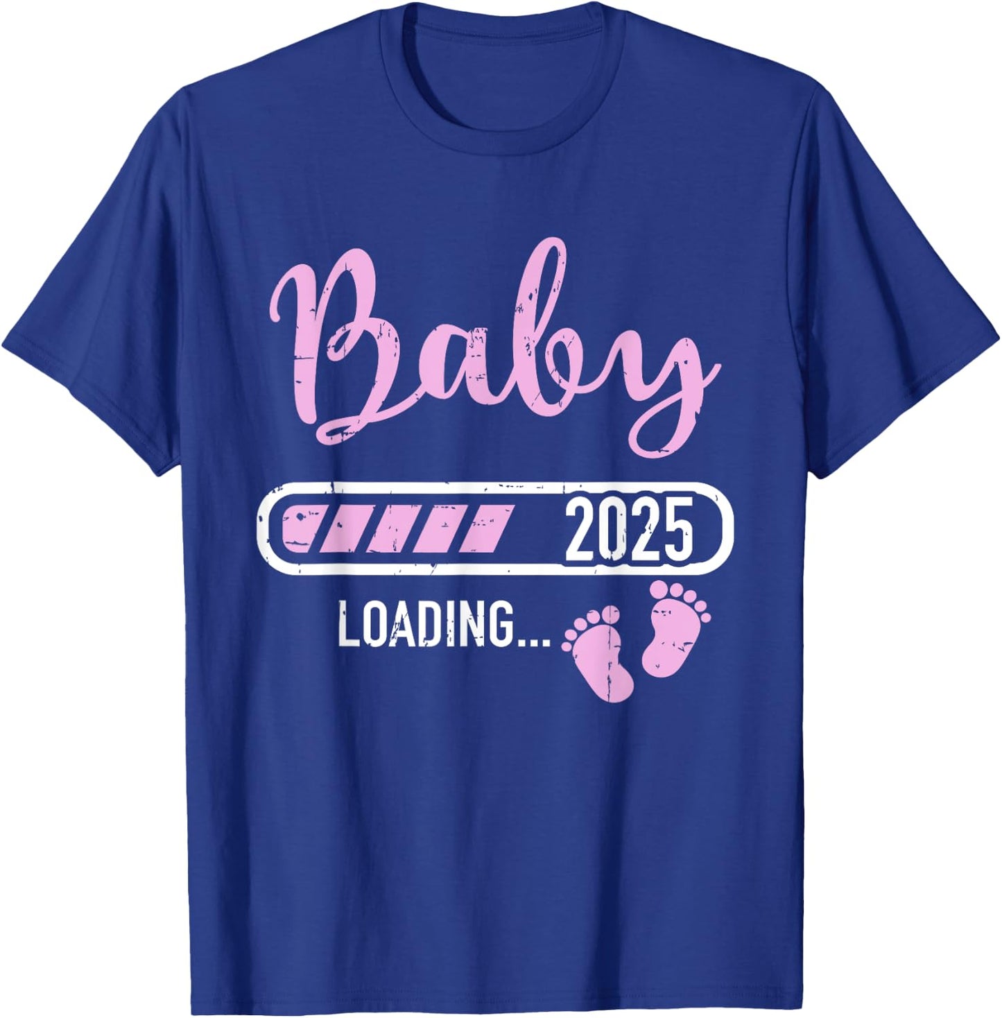 Baby loading 2025 for pregnancy announcement T-Shirt - T-Shirt | Royal
