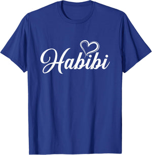 Habibi Darling Heart Arabic T-Shirt - T-Shirt | Royal