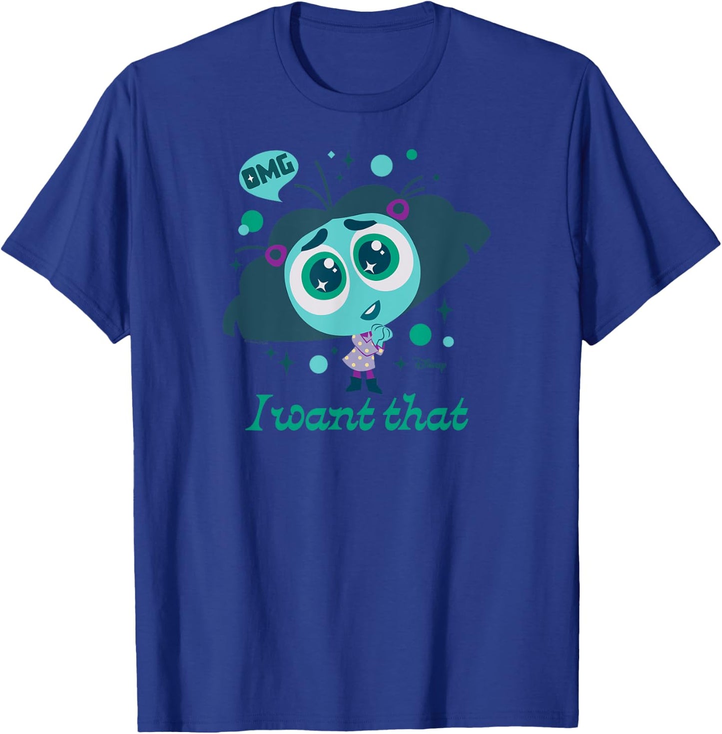 Inside Out 2 - Envy Character OMG I Want That T-Shirt - T-Shirt | Royal