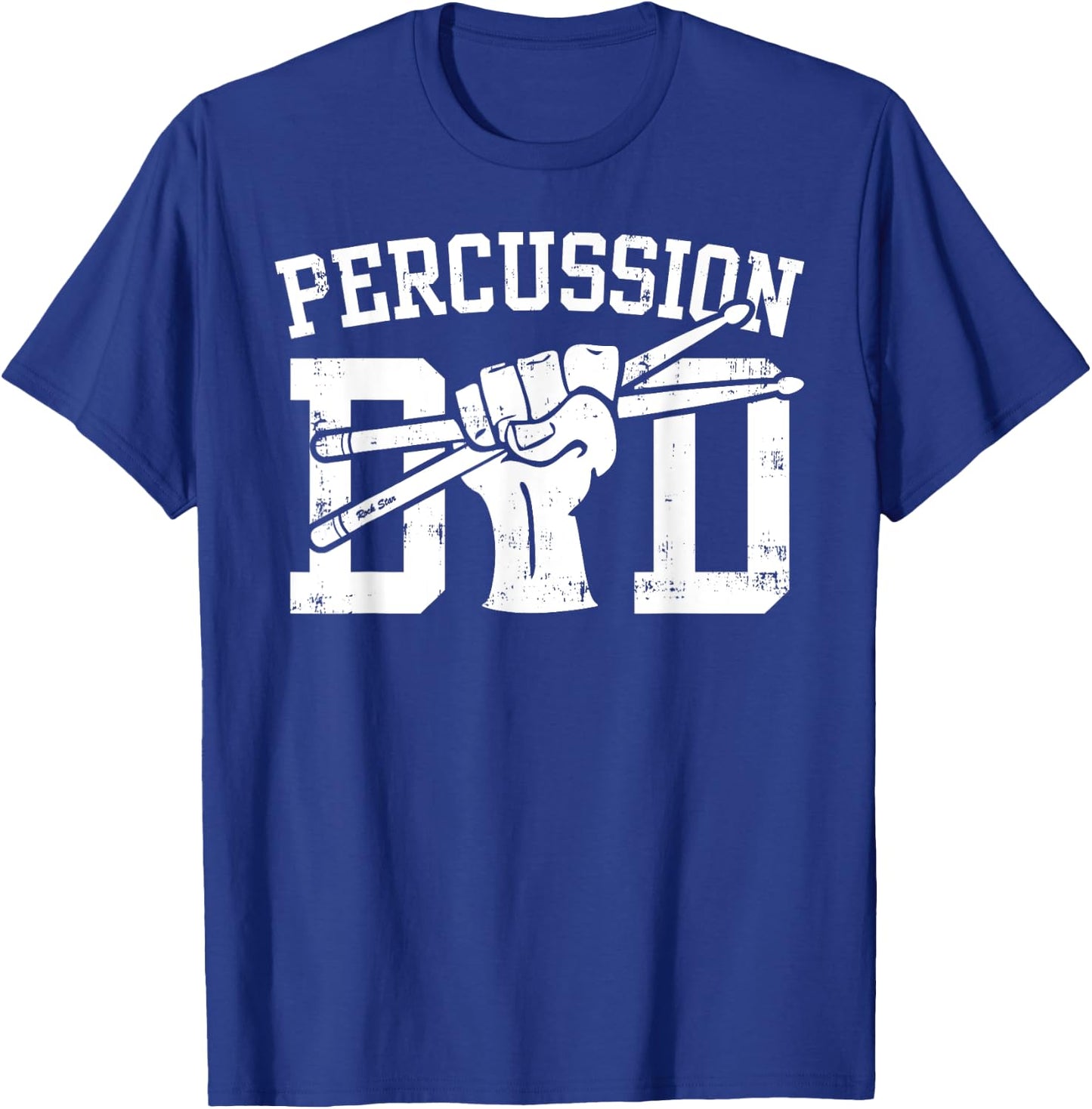 Percussion Dad Marching Band Daddy Percussionist Cool Father T-Shirt - T-Shirt | Royal