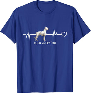 Dogo Argentino Heartbeat T-Shirt - T-Shirt | Royal