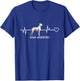 Dogo Argentino Heartbeat T-Shirt - T-Shirt | Royal