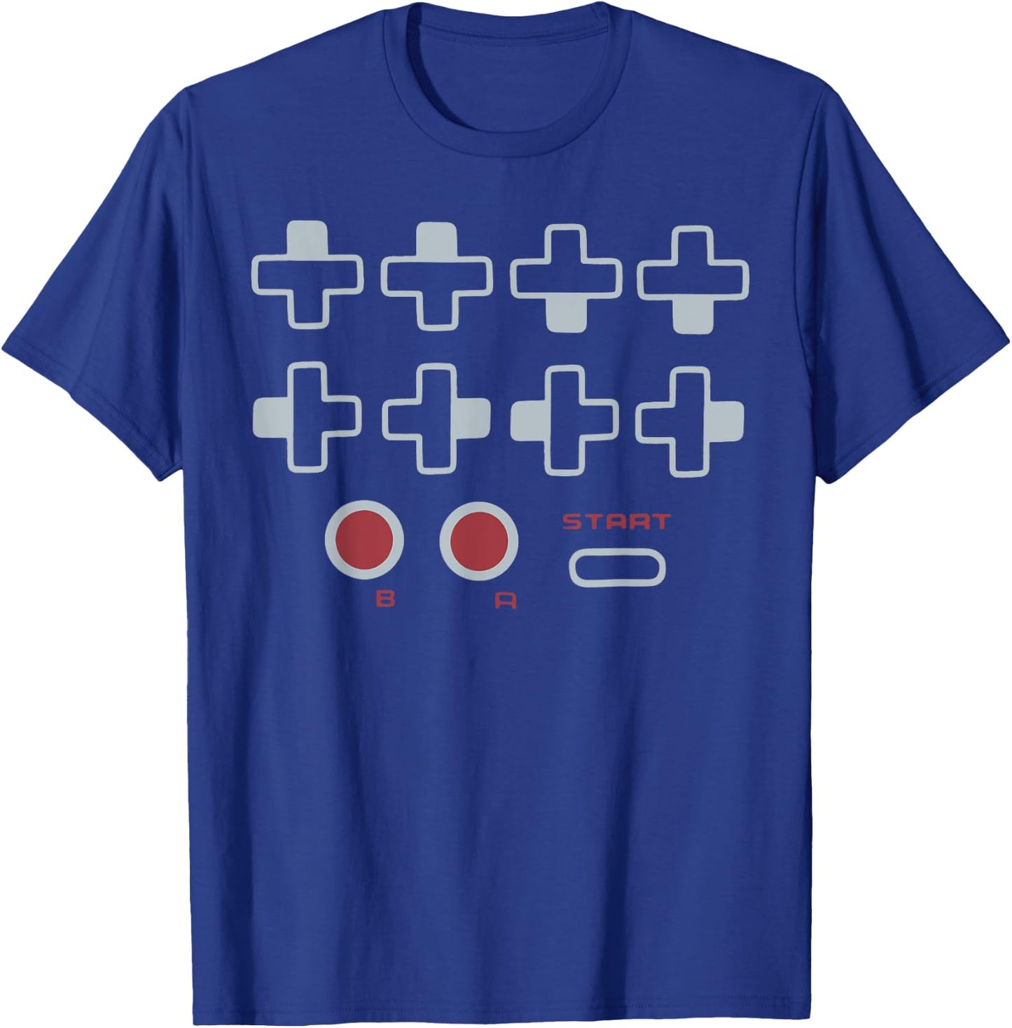 Cheat Code Contra Password Retro Game Gamer Gaming T-Shirt - T-Shirt | Royal