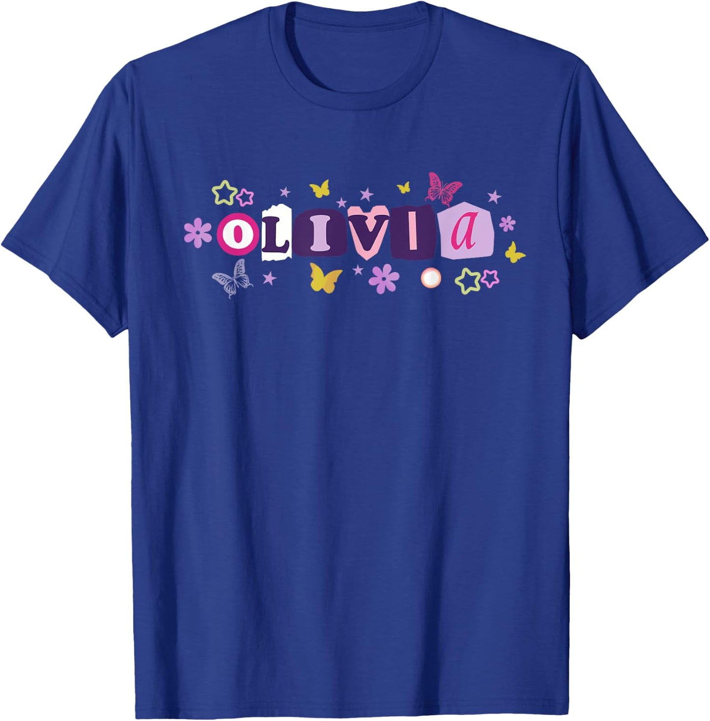 Olivia Personalized Name I Love Olivia Women T-Shirt - T-Shirt | Royal