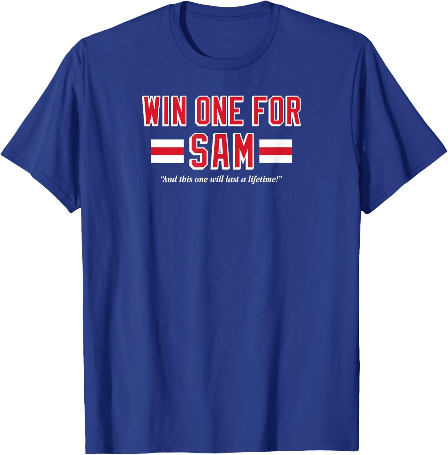 Win One For Sam - New York Hockey T-Shirt - T-Shirt | Royal