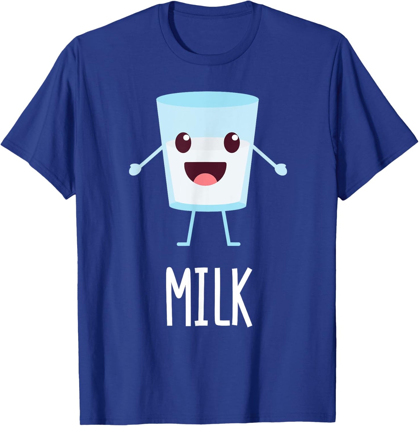 Milk & Cookies Matching Couple Halloween Best Friends T-Shirt - T-Shirt | Royal
