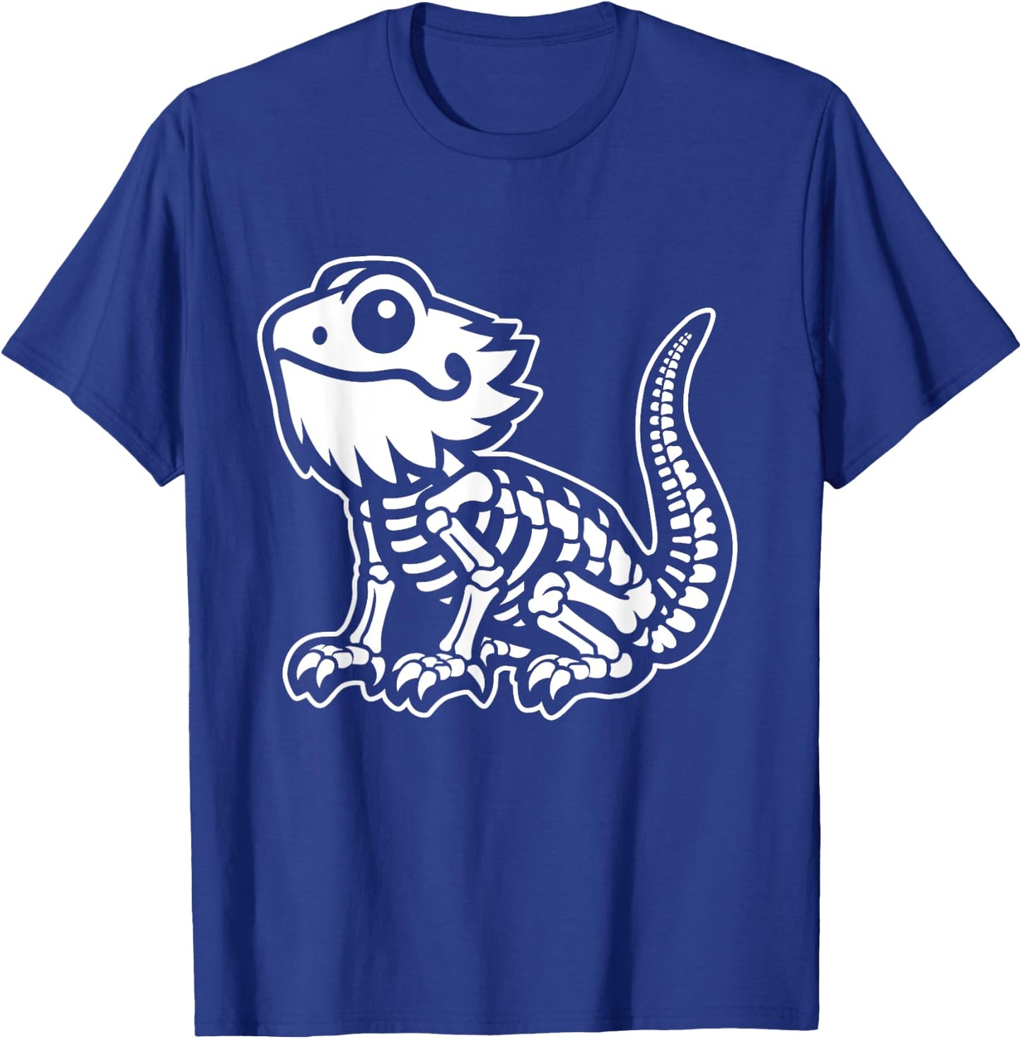 Xray Skeleton Bearded Dragon Funny Lizard Beardie T-Shirt - T-Shirt | Royal