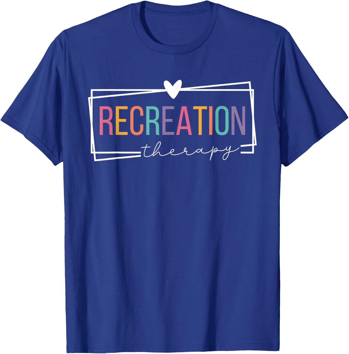 Recreation Therapy Recreational Therapist Retro Women Men T-Shirt - T-Shirt | Royal
